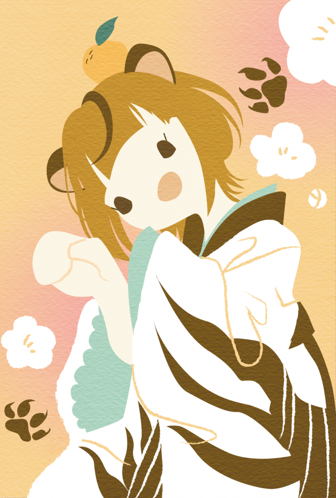 ココナラで年賀状用のオリジナルイラストを描いてもらいました いけだクオリティ ココナラで年賀状用のオリジナルイラストを描いてもらいました いけだクオリティ